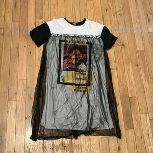 dress with mess and picture